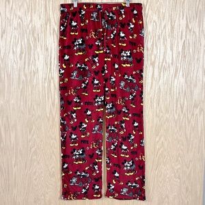 Disney Mickey & Minnie Mouse Fleece Pajama Pants NEW